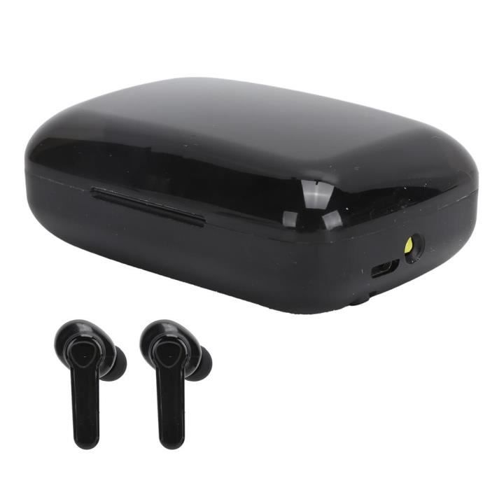 Oreillette Bluetooth - Qiilu - M19 TWS 5.1 - Affichage LED - Autonomie 5h - Charge 1200mAh