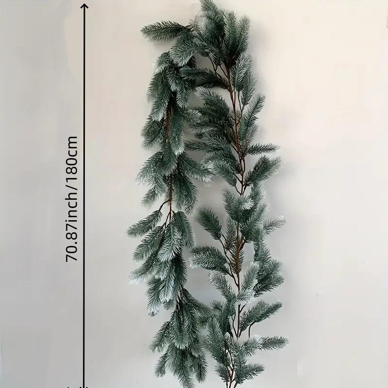 Рождественские гирлянды Гирлянда из норфолкской сосны Искусственная гирлянда 6 футов Зелень
