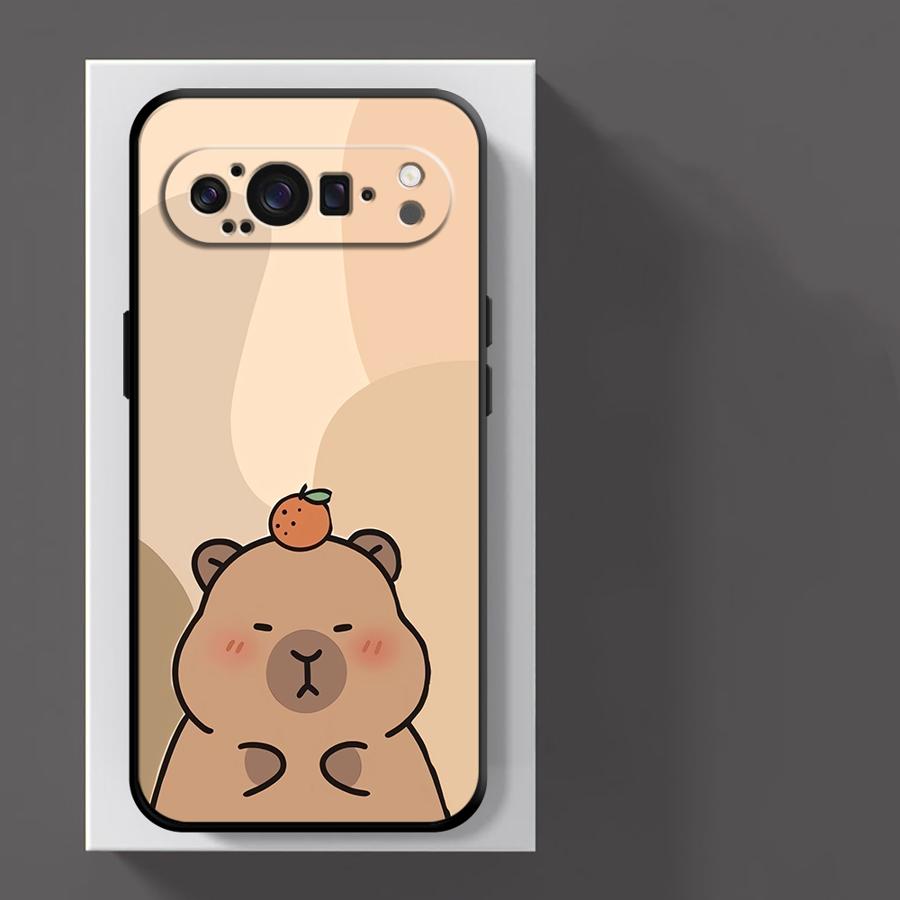 Милый чехол Капибара для Google Pixel 10A 7a 9a 10 9 Pro XL 8a 6a 6 7 8 Pro Funda Чехол для телефона
