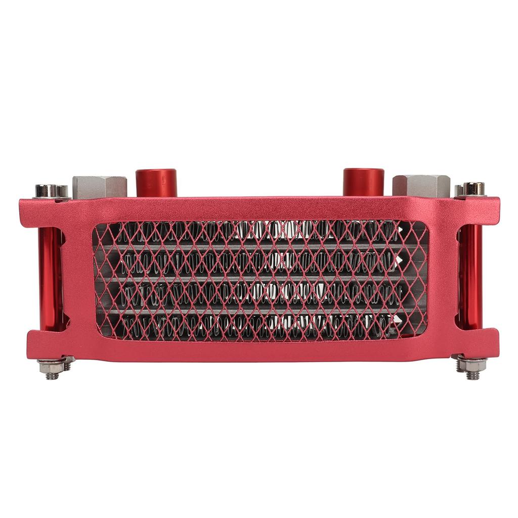 Motorcycle Cooler, 17PCS Motorcycle Cooler Radiator Set, 4 Row