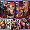 Аниме MHA Hawks BNHA Чехол для телефона Для Redmi Note 15 Pro 5G 14 13 12 Pro Plus 11 11T 11E 11S 10 Pro 10S 9 9S Чехол Мобильный Прозрачный с