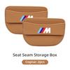 Leather Car Seat Seam Storage Box Phone Wallet Organiser Accessories For BMW E93 F10 F20 F30 F40 F15 F25 F26 F31 F49 F86 M3 M5 HOPDJ1