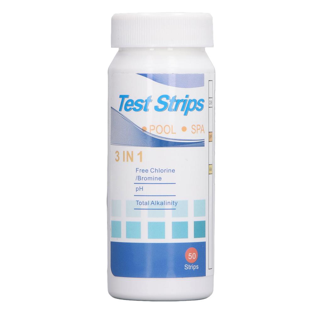 200Pcs PH Test Strips for Aquarium Water Pool Chlorine Alkalinity Bromine Hardness Detection 3 In 1