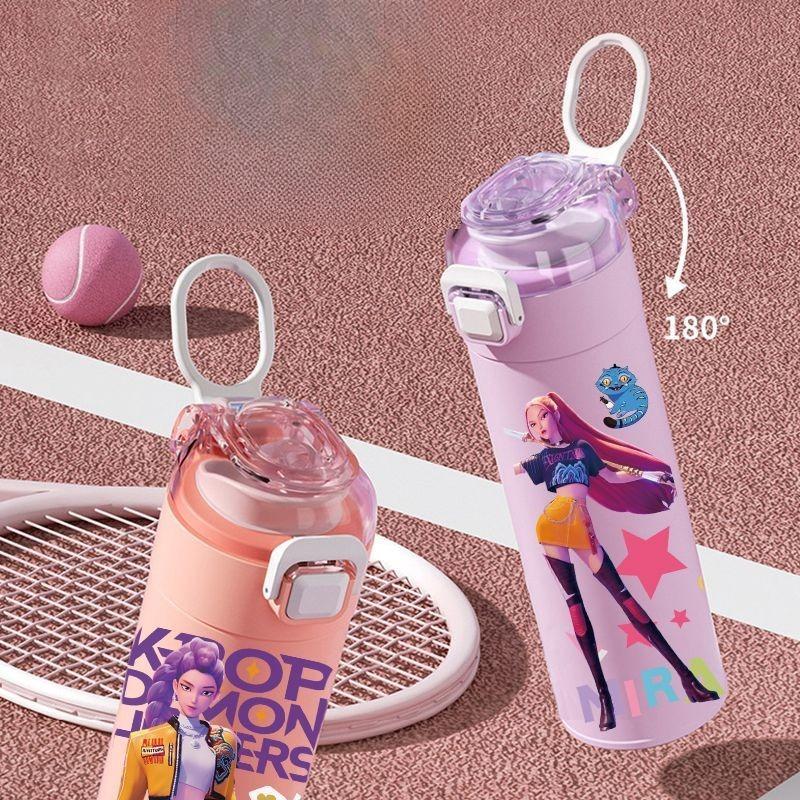 Термокружка в стиле K-pop Witch Hunter, портативная, из нержавеющей стали, большого объема, для детей