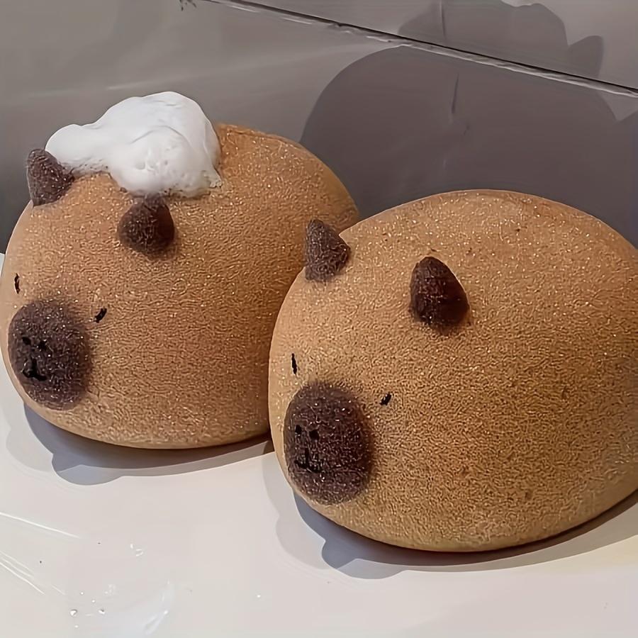 1 шт., мытье, пузырчатая губка для ванны Capybara, шарик для отшелушивания тела, бытовые щетки для душа ребенка, пузырьковые губки в форме мультяшного животного