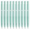 Шариковая ручка Zebra Bren мятно-зеленый корпус с черными чернилами 10 шт. на масляной основе 0,5 мм B-BAS88-MG