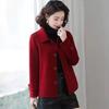 Women's Spring 2022 Loose Woolen Coat - Small Fragrant Style, Fashionable and Versatile Button Cardigan.