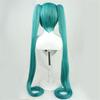 Новый парик для косплея ReadySteady Miku, зеленый, 120 см, длинные, с заколками, хвостики, термостойкие синтетические волосы, парики для косплея в стиле аниме + шапочка для парика