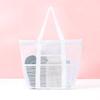 Сетчатая пляжная сумка Yousheng на молнии, большая вместимость, пляжная сумка-тоут, складная конструкция, водонепроницаемая, песозащитная, сумка для бассейна с
