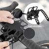 Bicycle Silicone Phone Holder Handlebar Mount Adjustable Dual Straps Anti-slip Shockproof MTB