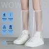 Portable Waterproof Thick Transparent Disposable Shoe Covers - Individually Packed for Outdoor Use