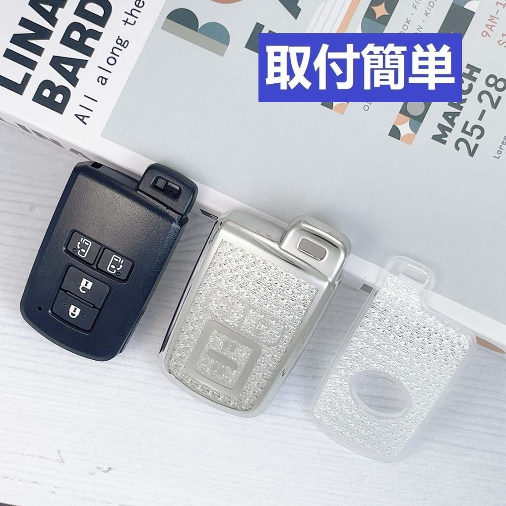 Чехол для ключа YANMW Voxinoa 80 Series, Чехол для ключа Sienta, Совместим с Toyota Alphard, Vellfire