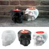 3D Skull Candle Jar Molds Creative Halloween Candle Jar Mold Skull Resin Molds for Beginners