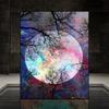 5D Diy Алмазная картина Красочное пространство под луной Набор для вышивки крестом Полная алмазная вышивка Мозаика Художественная картина Стразы Декор Подарок