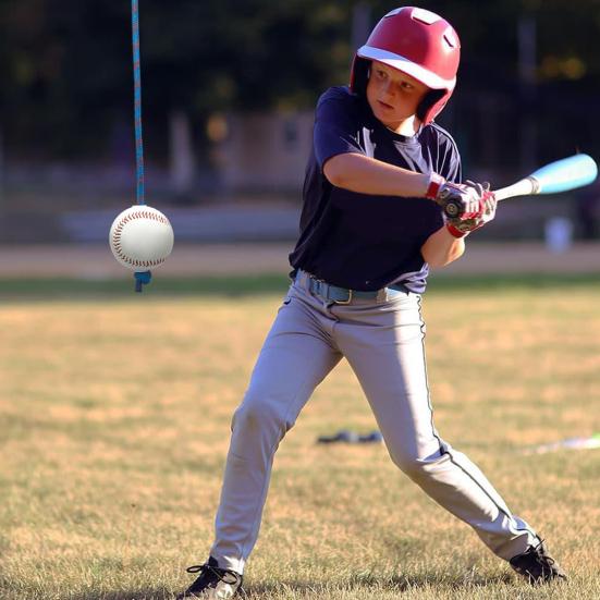 Тренажер для отбивания мяча в бейсболе Улучшите навыки отбивания с помощью веревки для отбивания мяча в бейсболе и броска Тренажер для отбивания мяча в софтболе