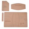 Leather Template Set Transparent Acrylic DIY Hand Made Notebook Cover Craft Tool