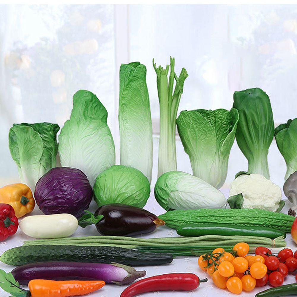 Овощной образец Искусственный овощ Домашние украшения Модель овоща Реквизит для фотосъемки