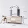 Durable Construction Zinc Zinc Alloy Padlock With Keys Waterproof Padlock Heavy Duty Padlock  Gate Locks