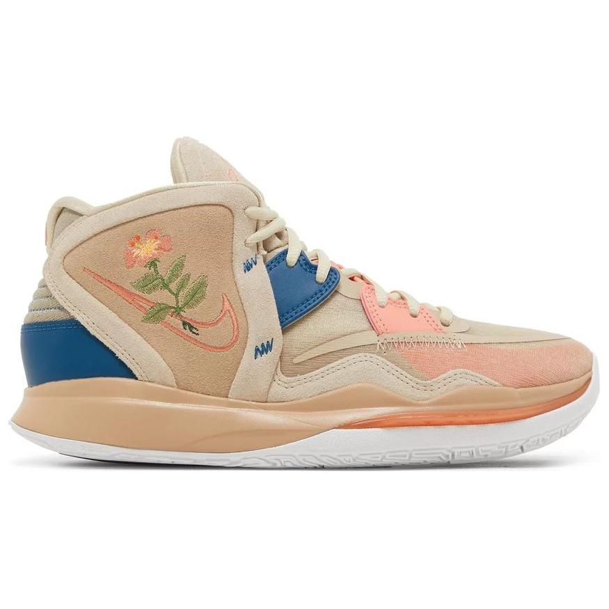 Nike Кроссовки унисекс Kyrie Infinity с цветочным принтом Коричневые из ротанга Madder-Root CZ0204-200