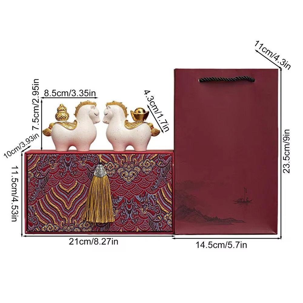 Талисман лошадь Фигурка лошади Смола Лошадь по знаку зодиака Украшения Милая лошадка Миниатюра Офис