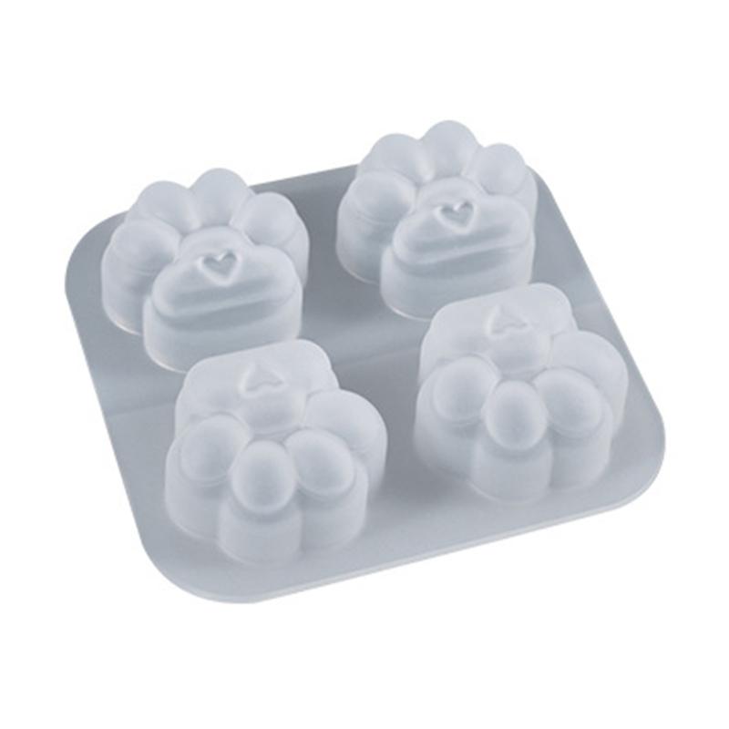 Блестящие глянцевые силиконовые формы из смолы, силиконовые формы для кошачьих лап, DIY брелок, кулон, ювелирные изделия, формы для рукоделия из эпоксидной смолы