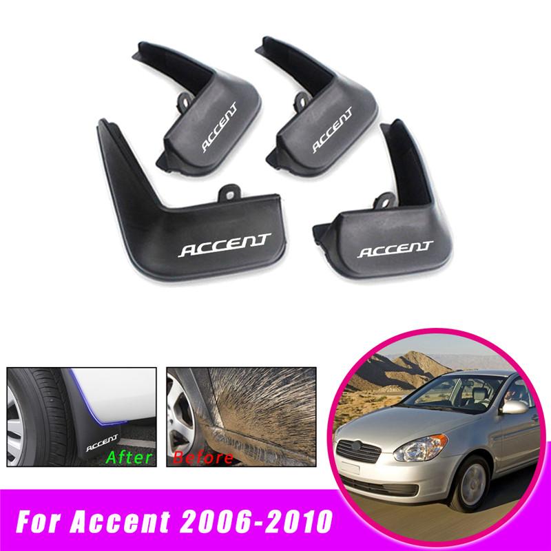 Брызговики для Hyundai Accent Sedan 2006-2010, брызговики для крыльев, брызговики, автомобильные аксессуары