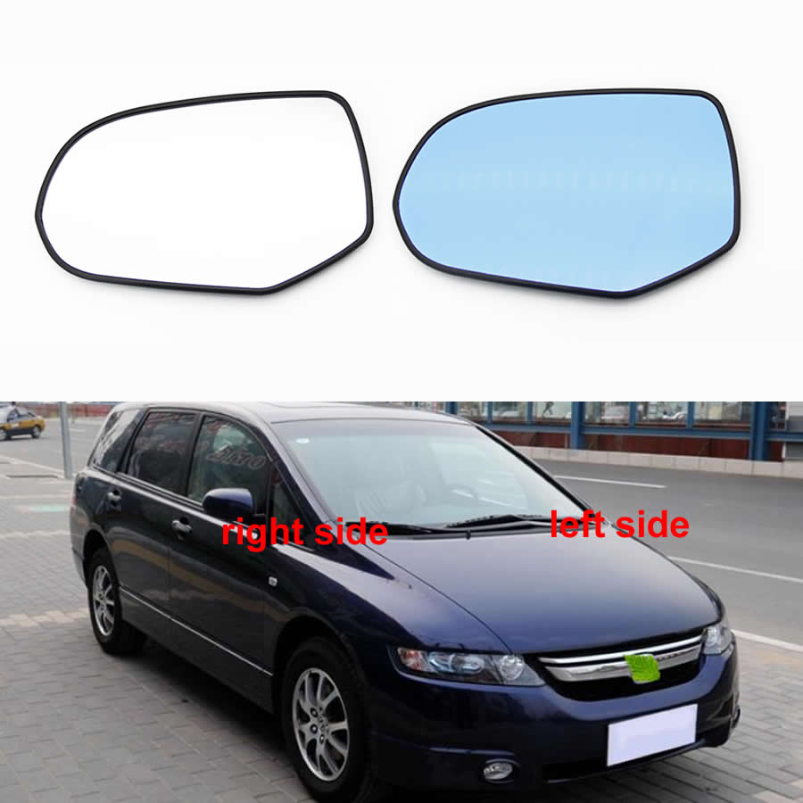 Для Honda Odyssey 2005 2006 2007 2008 автомобильные аксессуары линзы зеркала заднего вида внешние отражающие белые синие стеклянные линзы