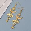 Glitter Sparkling Earrings Exaggerate Gorgeous Ear Cuff Exquisite Tassel Earrings Studs  Girls