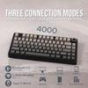 Игровая клавиатура EPOMAKER x Aula F75, прокладка, механическая клавиатура с 5-слойными накладками, ручками, беспроводная, с возможностью горячей замены, RGB, сертификат соответствия техническим требованиям