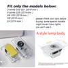 AAAOL1 2pcs Car door LED welcome light forBMW 1 2 3 4 5 6 series E90 E91 E92 E93 E60 E61 F110 F30 F20 badge projector