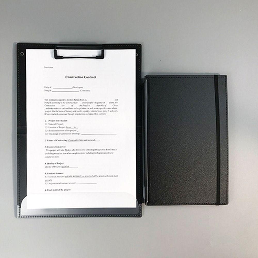 Foldable Nursing Clipboard with Clip A4 File Board Clip Clip Sheets Writing Pad  Students