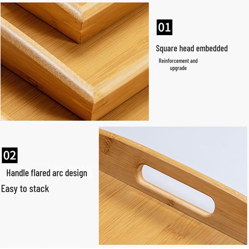 Pabei Japanese Style Solid Wood Serving Tray