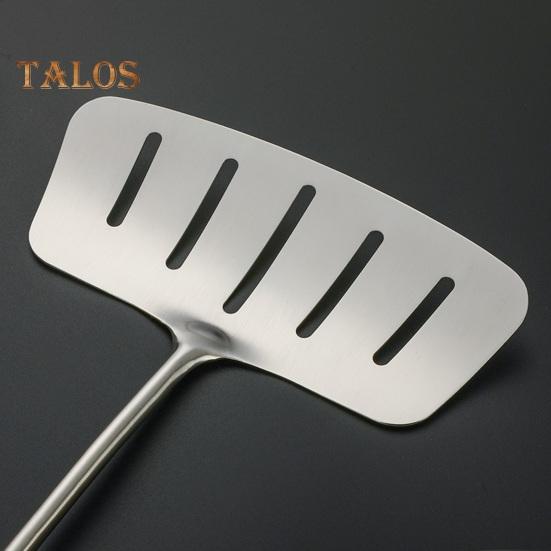 Лопатка для стейка Лопатка для рыбы Нержавеющая машина для переворачивания рыбы Устойчивая к высоким температурам полая ручка Эргономичная ручка Отверстие для подвешивания сервера для стейков Лопатка для приготовления пищи