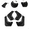 4Pcs Mudflaps Tires Guards Mudguard Simple Installation Matte Black Flexible Accessory for 25