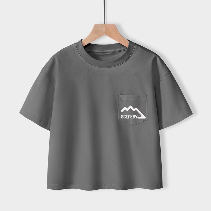 Badi Badi 2026 Summer Children's Pure Cotton Short-Sleeve T-Shirt
