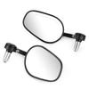 2Pcs Motorcycle Rearview Mirrors Universal Rear View 7 8in 22mm Handlebar CNC Aluminium Alloy