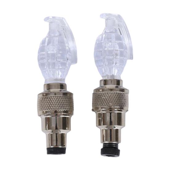 2/4 шт. Велосипедный вентиль для шины Свет Умный датчик Светодиодный фонарь на колесо велосипеда Ночная езда Цветной Декоративная лампа для вентиля дорожного или горного велосипеда Велосипедные аксессуары