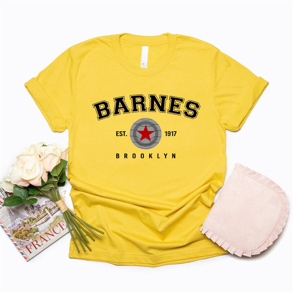 Vintage Barnes 1917 Unisex T-Shirt Barnes Shirt Winter Soldier T Shirt Woman Tshirts Graphic Tees Superhero Tshirt Casual Tops