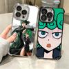 Мягкий чехол для телефона One P-Punch-Man Tatsumaki для iPhone 15 16 17 Air 14 Pro Max 16E Plus 13 12 Mini Покрытие Защита от падения Fundas