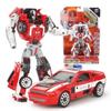 Alloy Version of The Deformed Robot Children's Toy Model Boy Police Car Airplane Fire Truck Combined Car Toy
