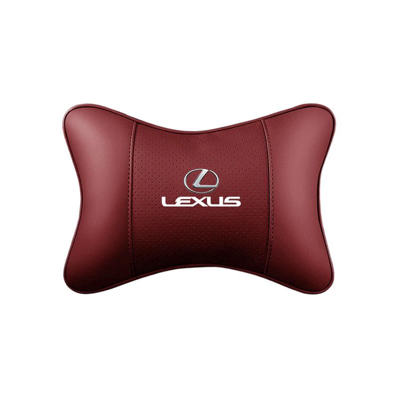Car Leather Seat Headrest Neck Pillow Head Cushioning For Lexus F-SPORT ES RX NX LS UX LM LX GX LC RZ IS CT GS RC HS SC TX LBX