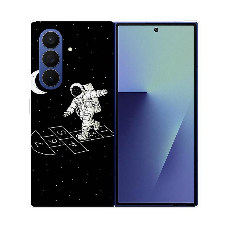 Роскошный прозрачный чехол для Samsung Galaxy Z Fold 7 5G, задняя крышка, прозрачный жесткий ПК, ударопрочный защитный корпус для Samsung Z Fold7