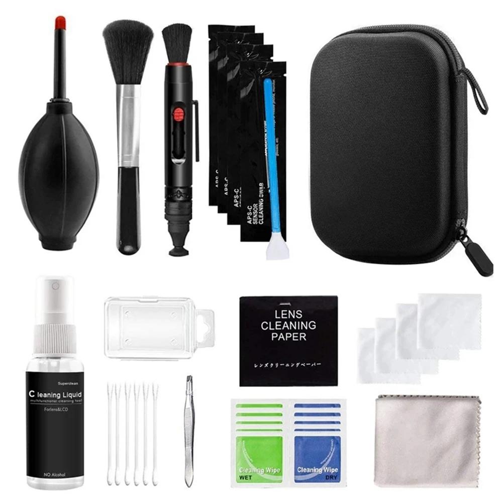 DSLR Lens Camera Cleaner Kit Digital Camera Sensor Cleaning Kit SLR DV Cameras Clean Set for Sony Fujifilm Nikon Canon
