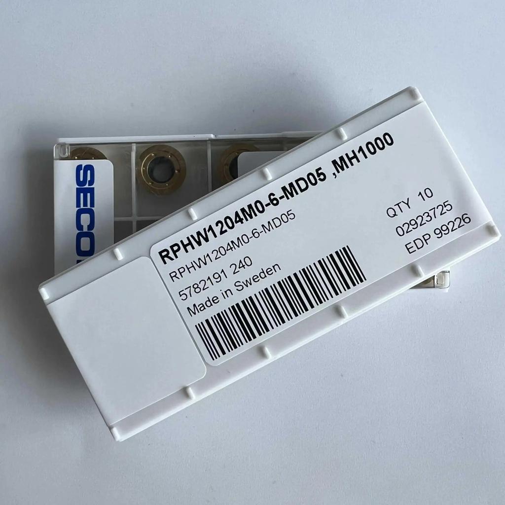 RPHW1204M0-6-MD05, MH1000 / Промышленные сменные твердосплавные пластины 10 шт.