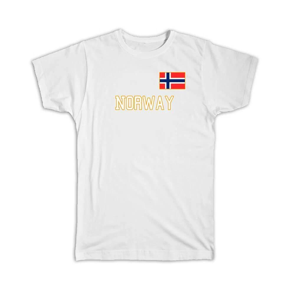 Gift T-Shirt : Norway Flag Pride Patriotic Expat Norwegian Country