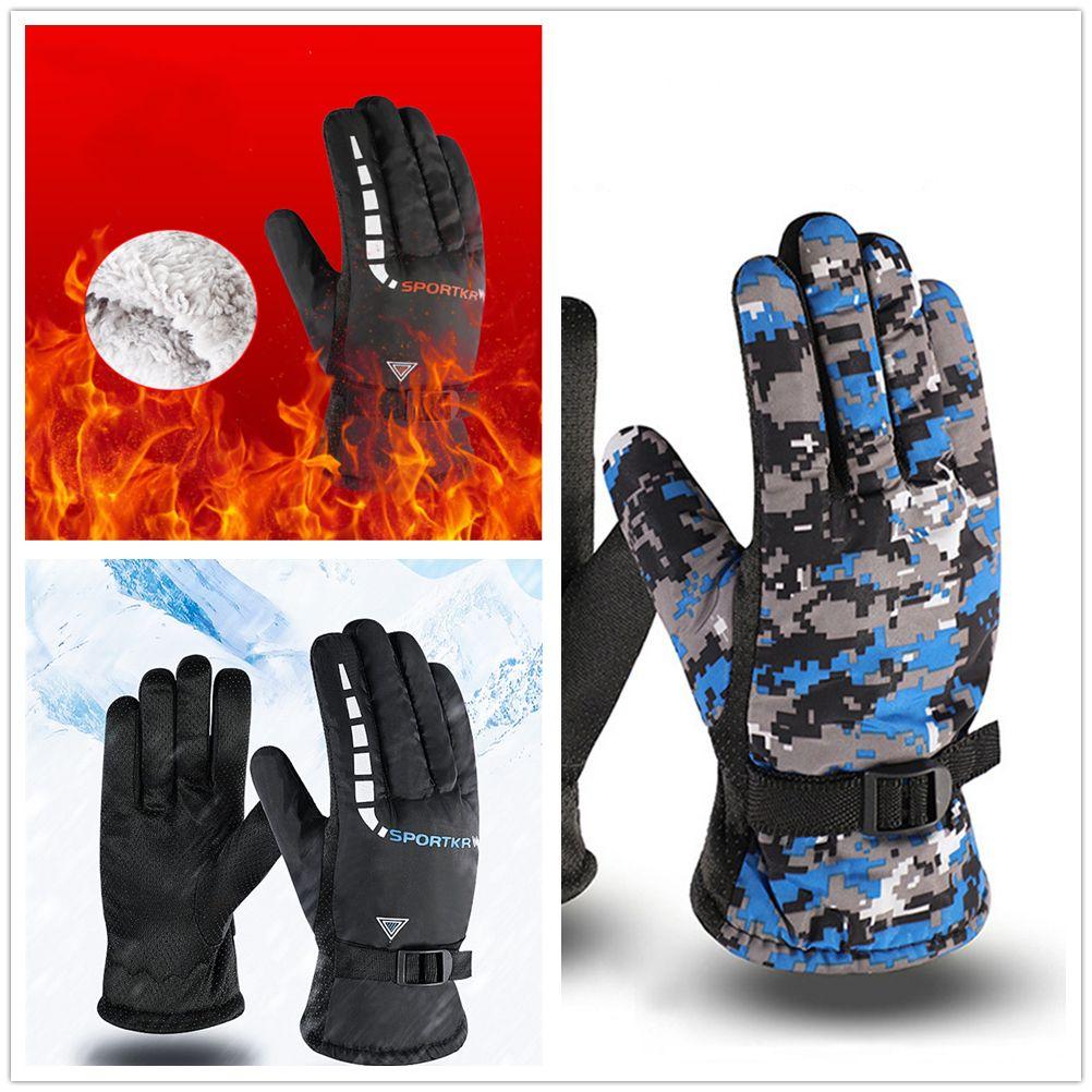 Men Women Riding Motorcycle Ultralight Waterproof Ski Gloves Warm Gloves