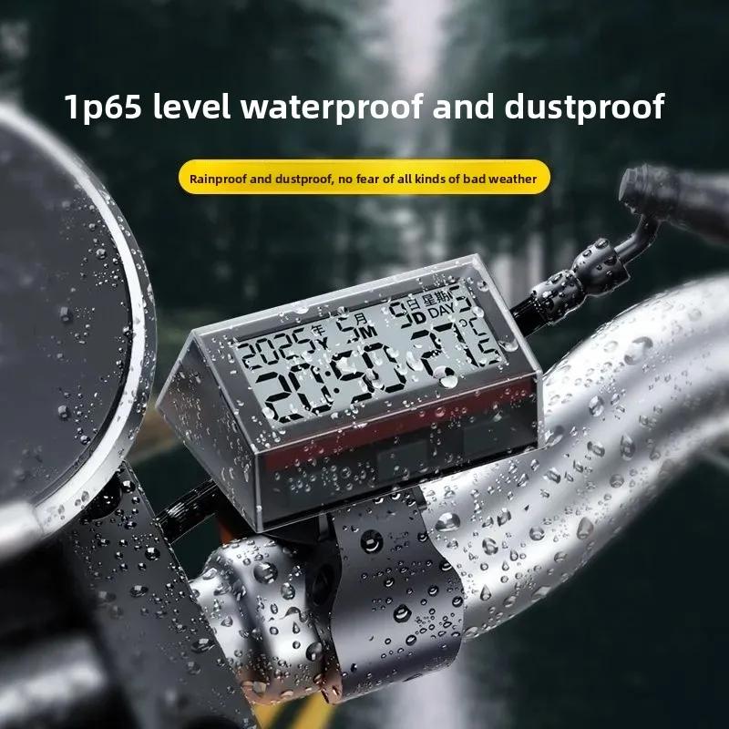 Автомобильные часы Термометр Цифровой дисплей Помощник безопасного вождения Бюджетный автоаксессуар