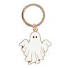 Spooky Season Groovy Ghost Keyring