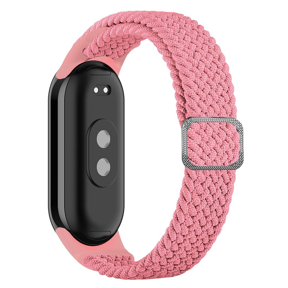 For Xiaomi Smart Band 9 NFC/9/8 NFC/8 Stretchy Nylon Watch Band Adjustable Braided Sport Strap