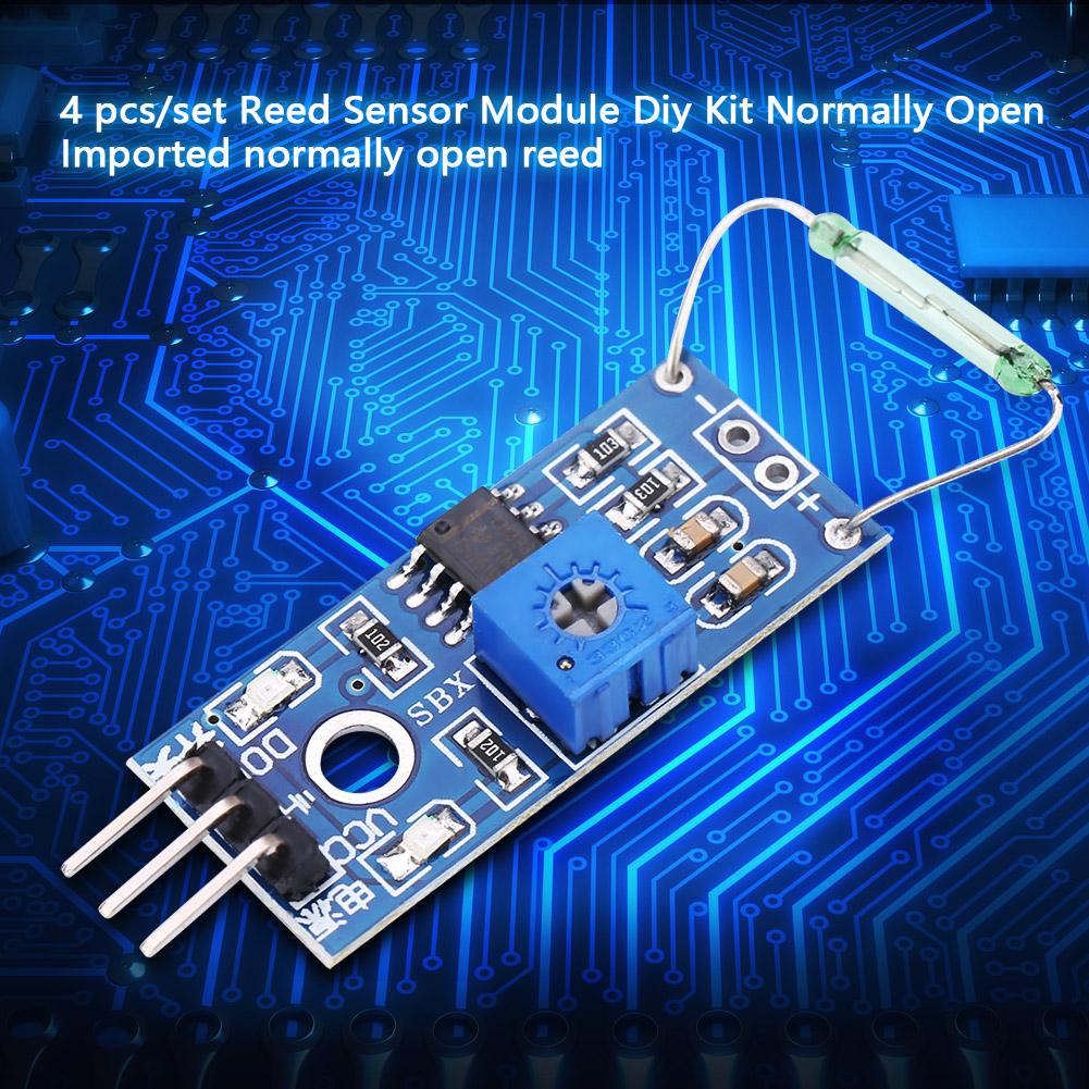 4pcs   Sensor Module Magnetic   Kit Normally Open LM393 Comparator for Easy Installation